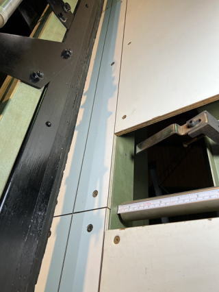 中古パネルソーシンクスSZⅢ-8000F下コロ右回転定規