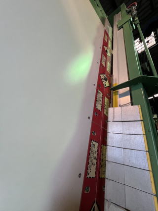 中古プラスチックパネルソー田中8尺サーボ定規付