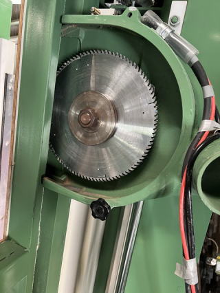 中古プラスチックパネルソー田中8尺サーボ定規付