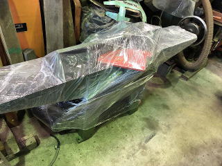 中古手押しカンナ伴250mm3枚刃