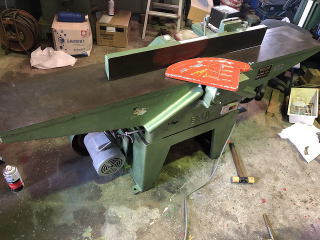 中古手押しカンナ伴250mm3枚刃