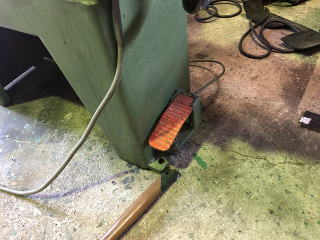 中古手押しカンナ伴250mm3枚刃