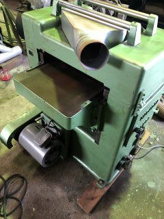 中古自動一面鉋松岡MSG360イガラシゴムロール樹脂仕様