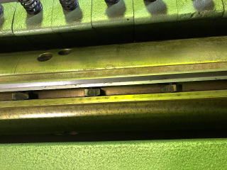 中古自動一面鉋松岡MSG360イガラシゴムロール樹脂仕様