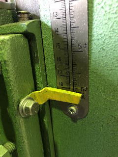 中古自動一面鉋松岡MSG360イガラシゴムロール樹脂仕様