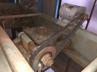 中古フラッシュプレス小林4尺x8尺3分割