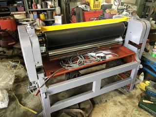 中古糊付機山口1050ｍｍ片面