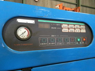 中古スクリューコンプレッサー明治MAS37PKD37kw